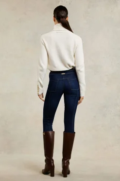 5 Pocket Jodhpur Jean (Dark Indigo)