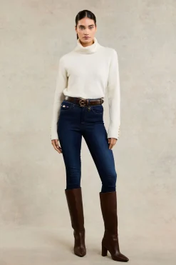 5 Pocket Jodhpur Jean (Dark Indigo)