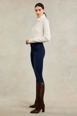 5 Pocket Jodhpur Jean (Dark Indigo)