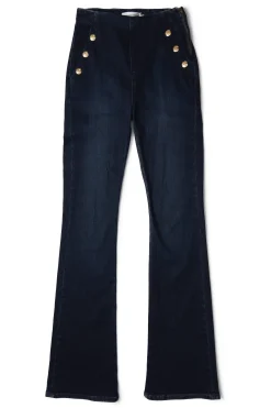 Amoria Flared Jean (Deep Indigo)