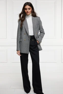 Belgravia Blazer (Black & White Puppy Tooth)