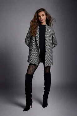 Belgravia Blazer (Black & White Puppy Tooth)