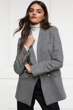 Belgravia Blazer (Black & White Puppy Tooth)