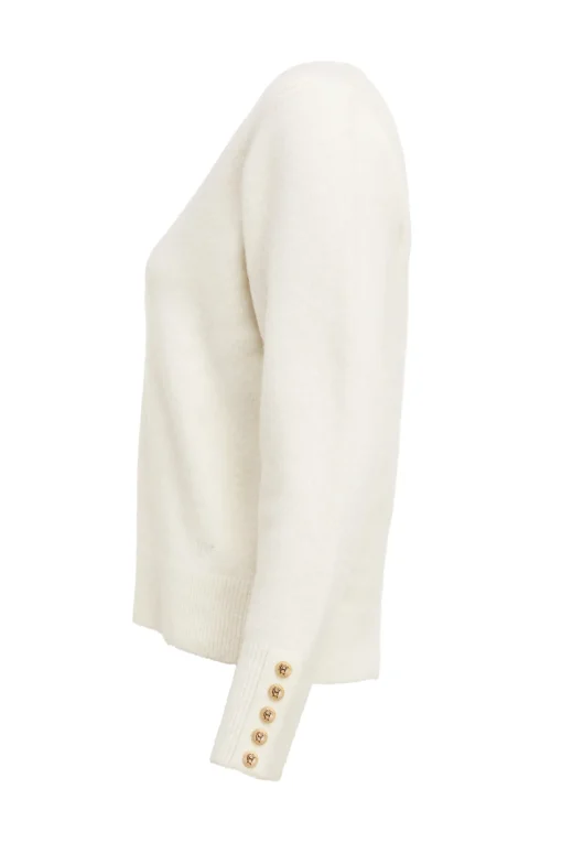 Berkeley V-Neck Knit (Natural)