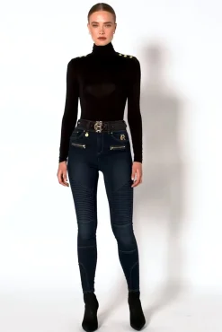Biker Jean (Deep Indigo)