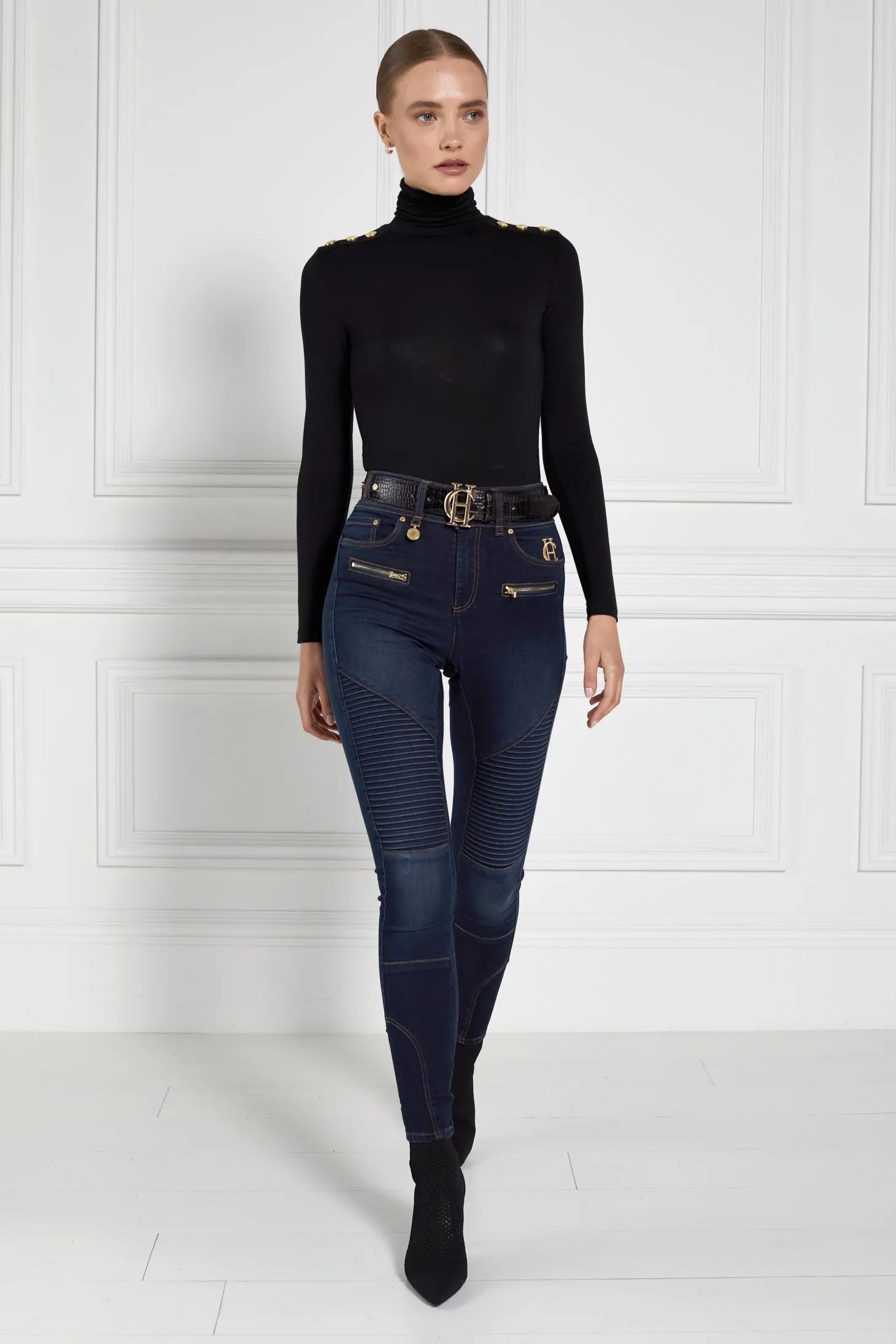 Biker Jean (Deep Indigo)