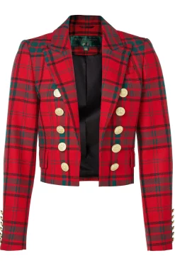 Brompton Jacket (Red Tartan)
