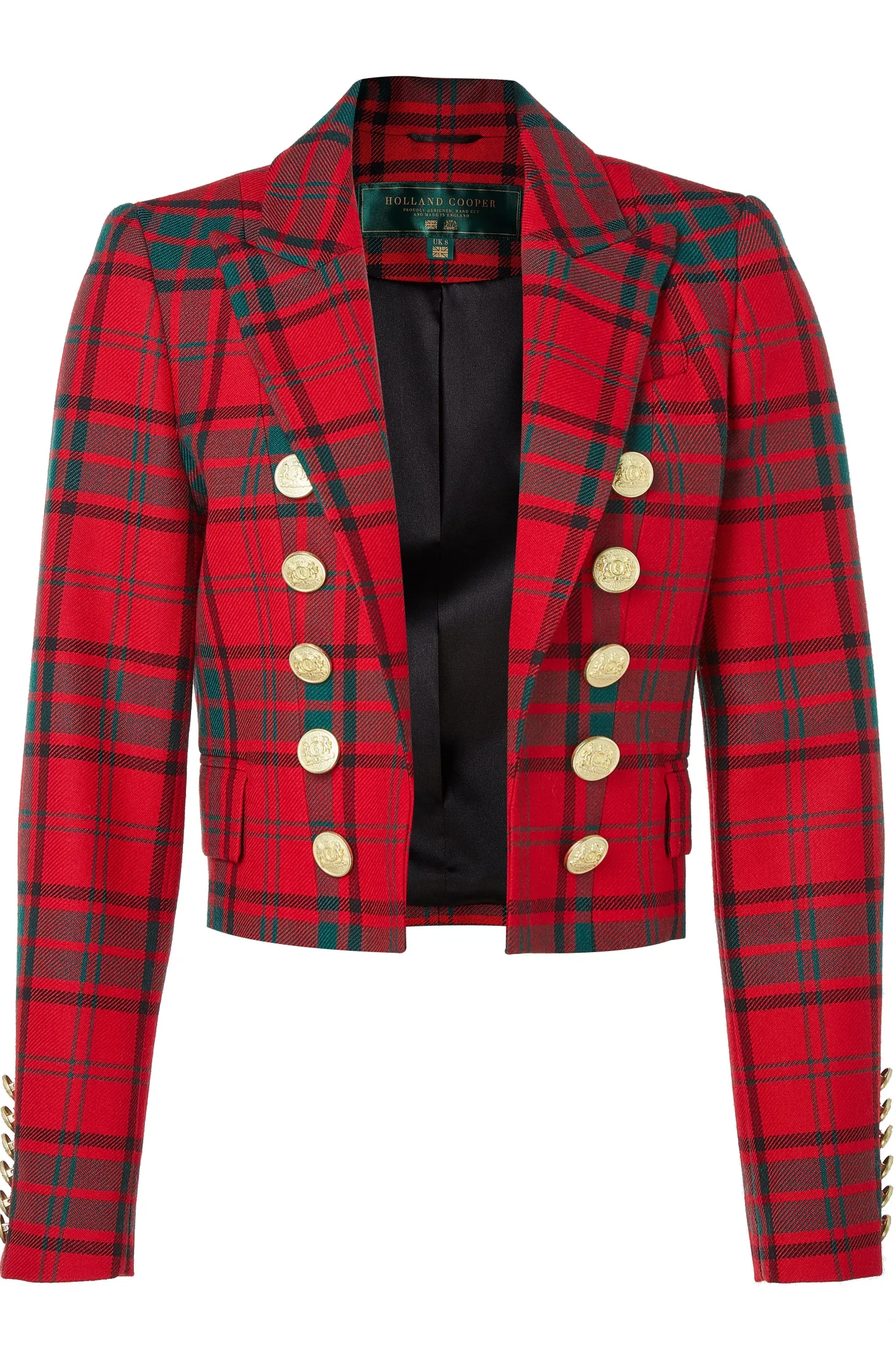 Brompton Jacket (Red Tartan)