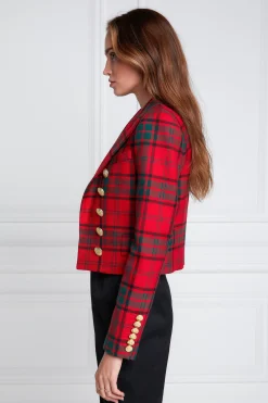 Brompton Jacket (Red Tartan)