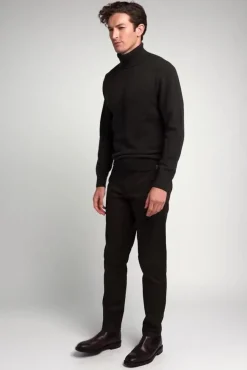 Byron Roll Neck Knit (Moss)