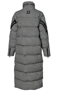 Camden Longline Coat (Houndstooth)