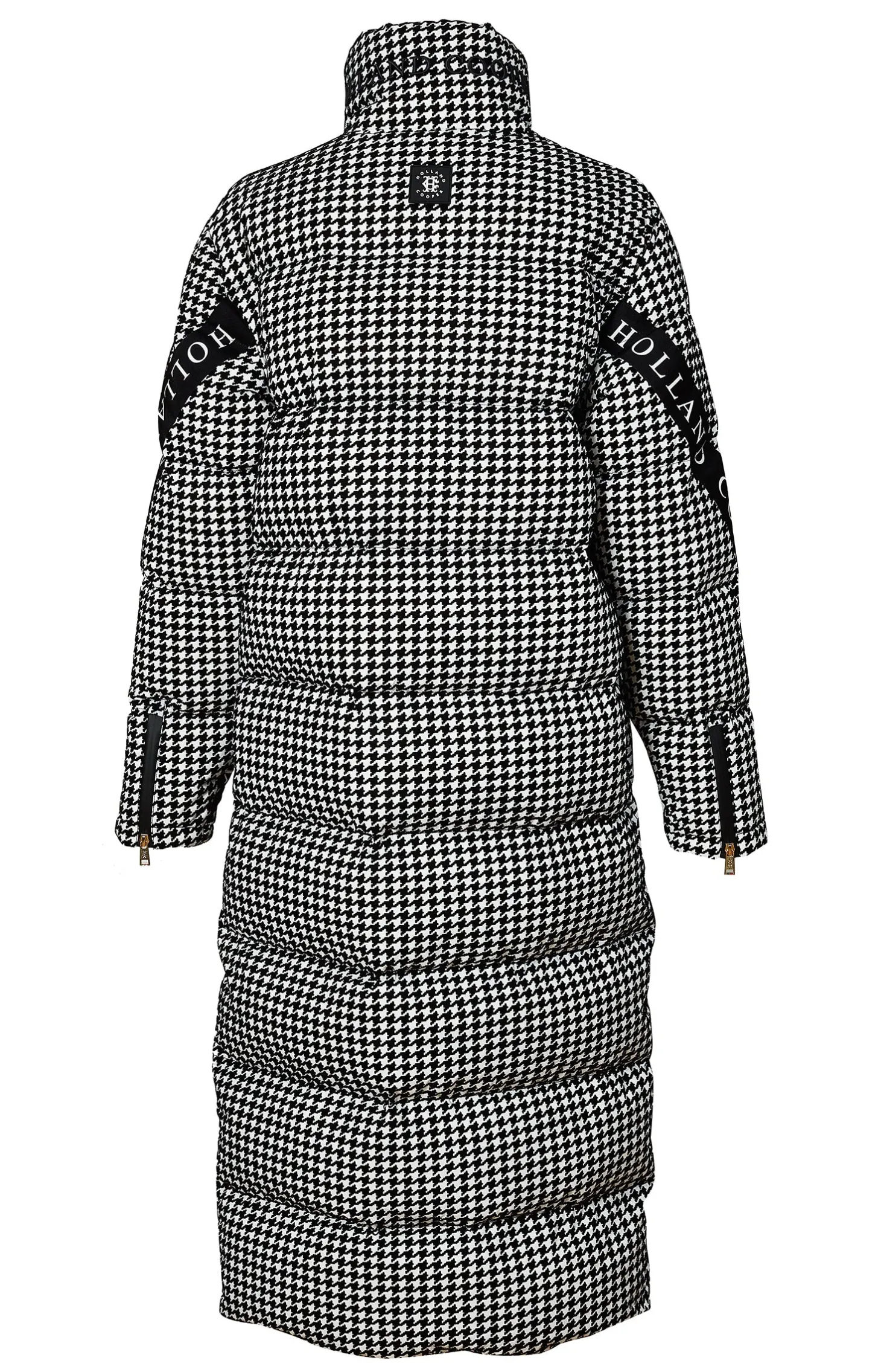Camden Longline Coat (Houndstooth)