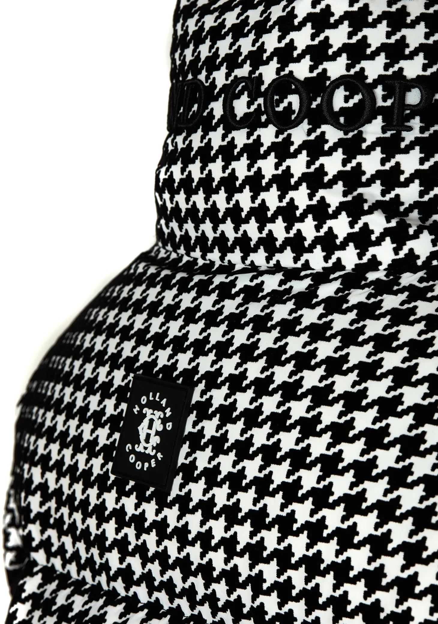 Camden Longline Coat (Houndstooth)