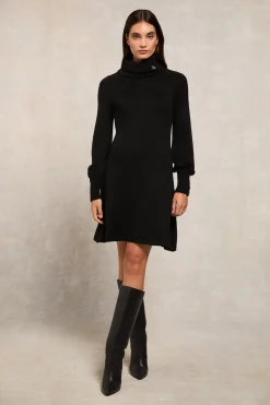 Chamonix Fit & Flare Dress (Black)