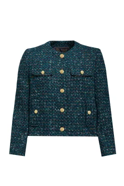 Chelsea Jacket (Emerald Boucle)