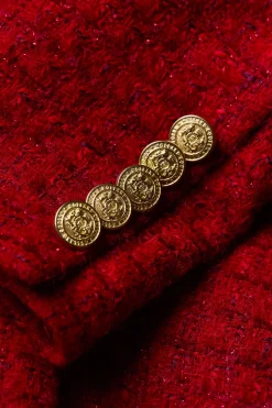 Chelsea Jacket (Red Boucle)