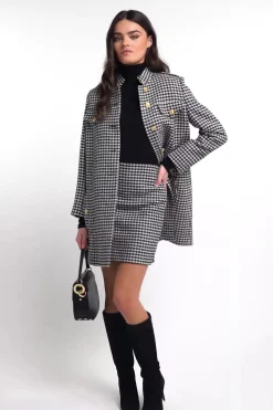 Chelsea Skirt (Houndstooth)