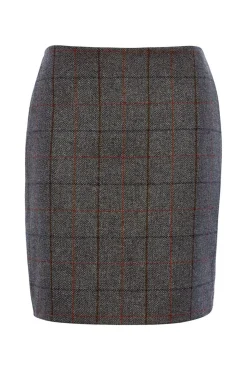 Chelsea Skirt (Mid Blue Check)