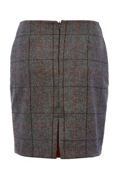 Chelsea Skirt (Mid Blue Check)