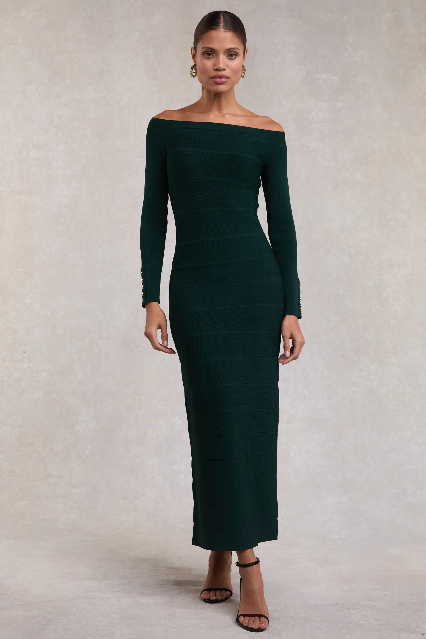 Christina Bandage Dress (Deep Emerald)