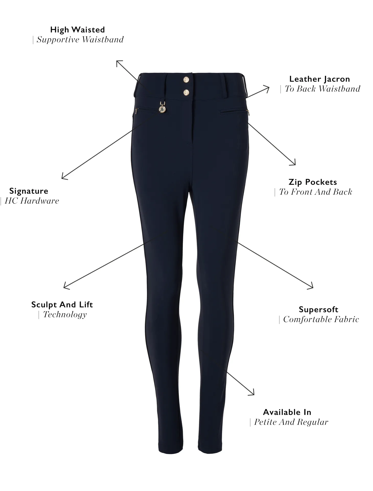 Contour Trouser (Ink Navy)