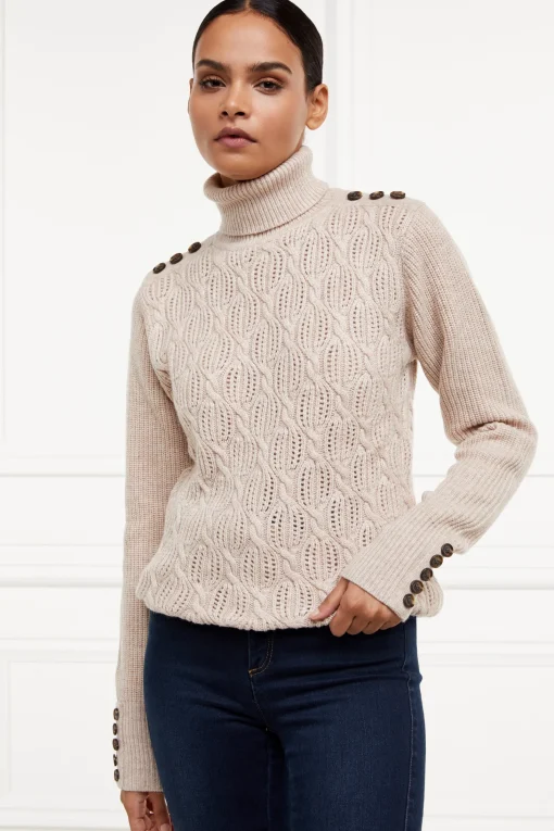 Cotswold Roll Neck Knit (Oatmeal)