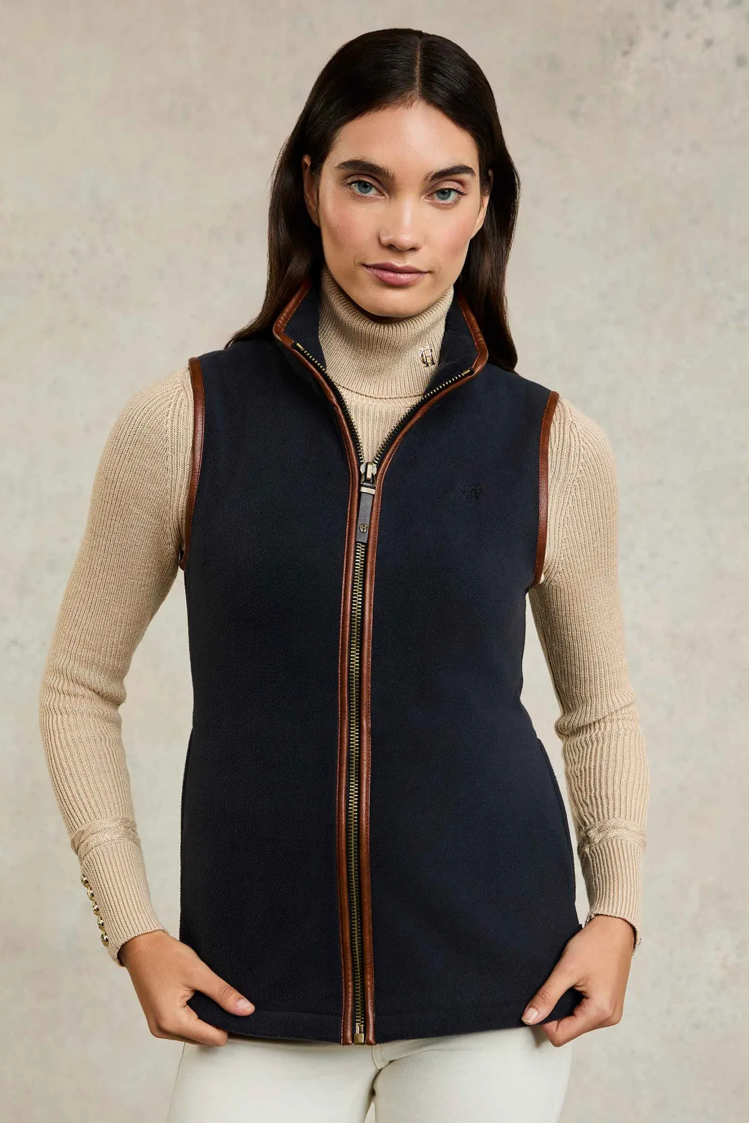 Country Fleece Gilet (Ink Navy)
