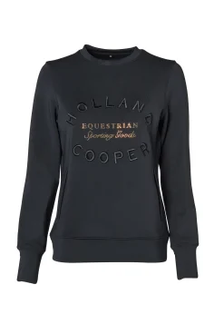 Crystal Crew Neck Sweat (Black)