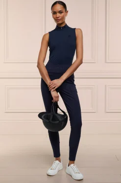 Crystal Sleeveless Base Layer (Ink Navy)