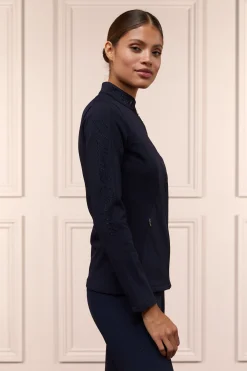 Crystal Zip Jacket (Ink Navy)
