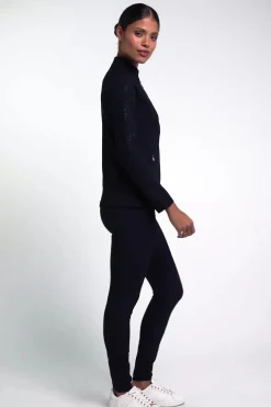 Crystal Zip Jacket (Ink Navy)