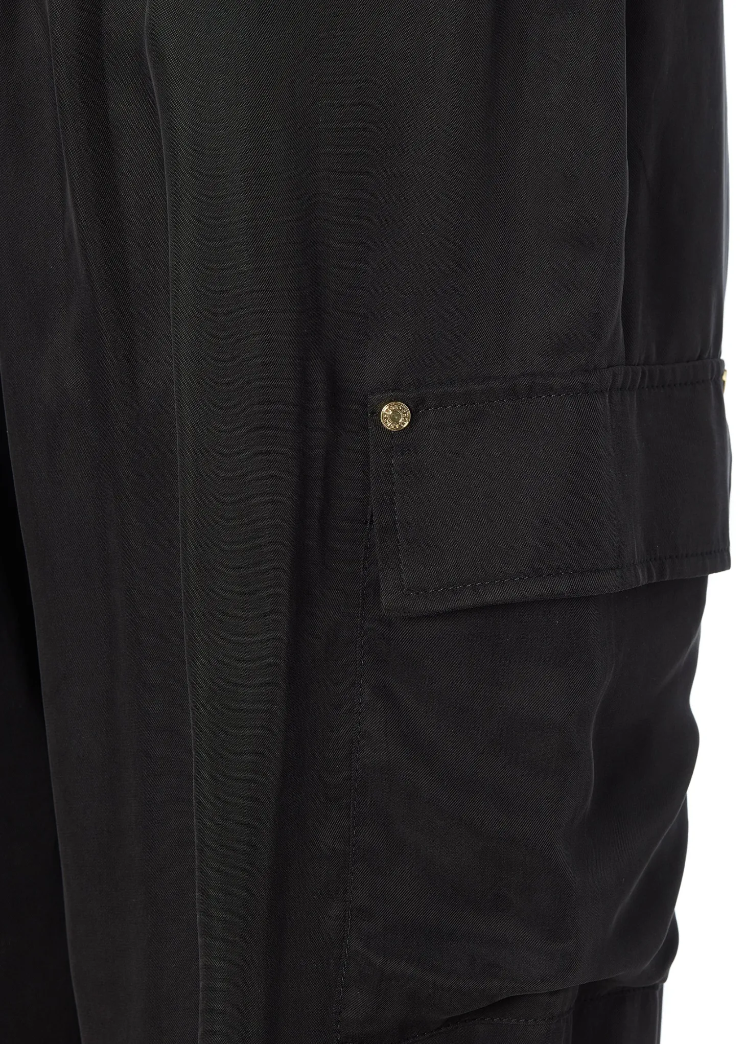 Cupro Cargo Pant (Black)