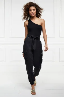 Cupro Cargo Pant (Black)