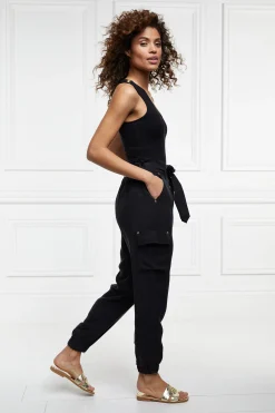 Cupro Cargo Pant (Black)