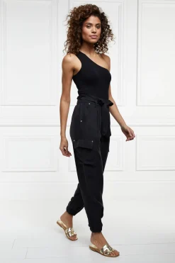 Cupro Cargo Pant (Black)