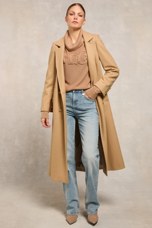 Daisy Roll Neck Knit (Camel)