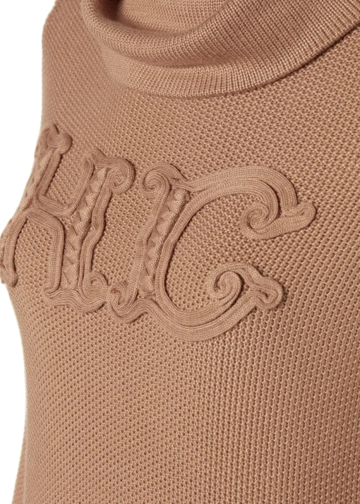 Daisy Roll Neck Knit (Camel)
