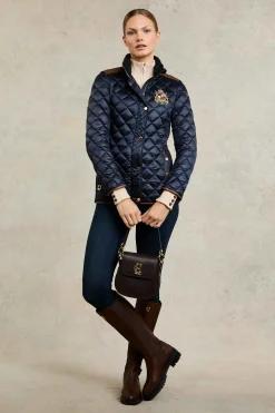 Diamond Quilt Classic Jacket (Ink Navy)