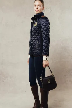 Diamond Quilt Classic Jacket (Ink Navy)