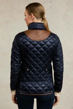 Diamond Quilt Classic Jacket (Ink Navy)