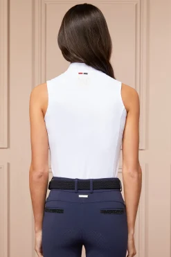 Elite Sleeveless Base Layer (White)