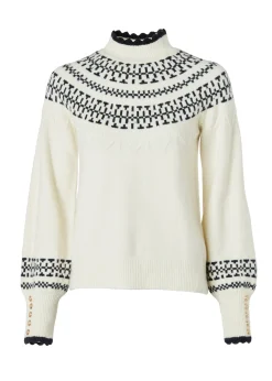 Elodie Roll Neck Knit (Natural)