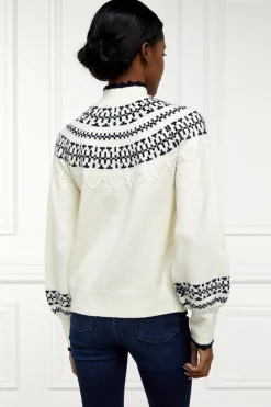 Elodie Roll Neck Knit (Natural)