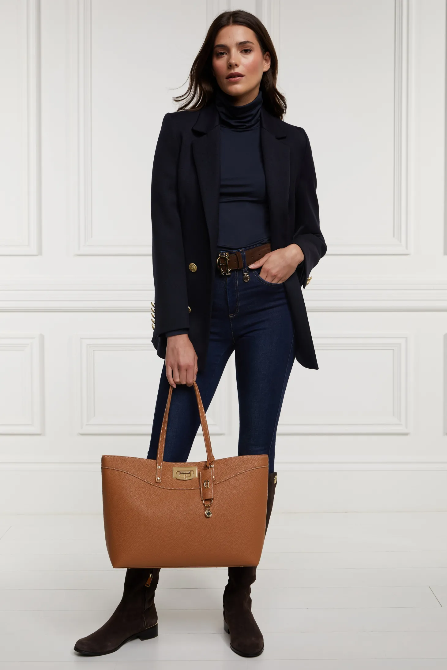 Essential Roll Neck (Ink Navy)