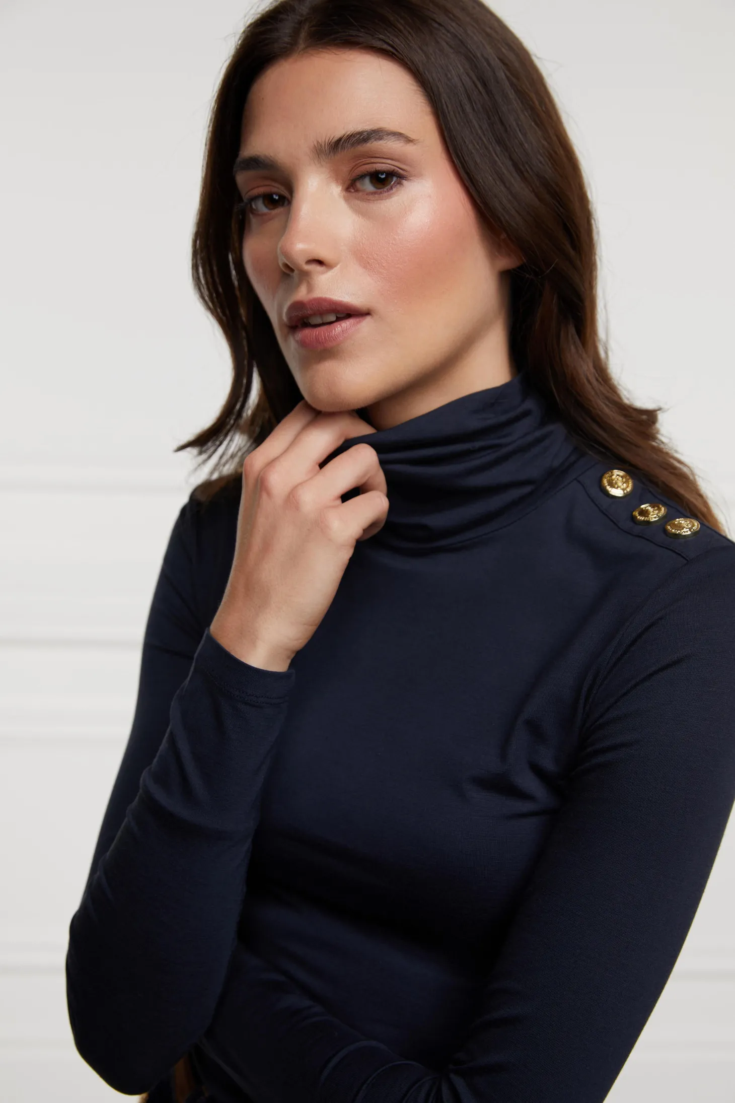 Essential Roll Neck (Ink Navy)