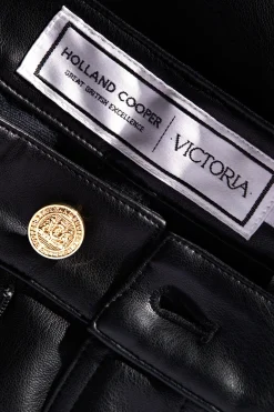 Faux Leather Maxi Skirt (Black)