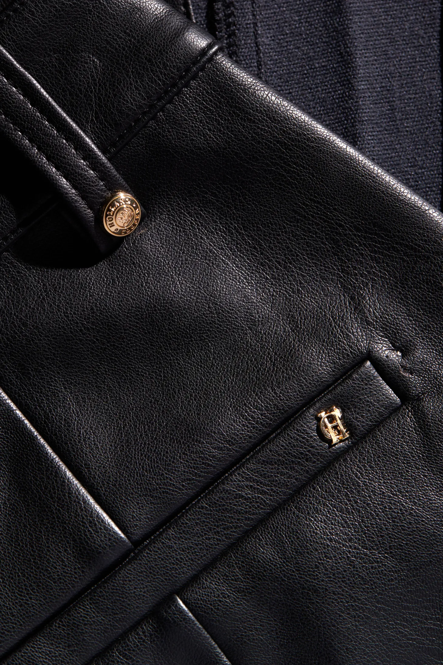 Faux Leather Maxi Skirt (Black)