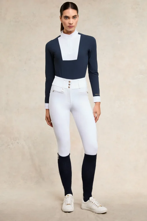 Gatcombe Long Sleeve Show Shirt (Ink Navy)