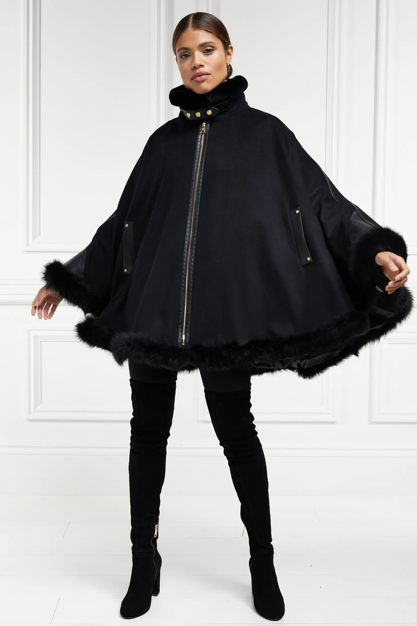 Gold Label Chiltern Cape (Soft Black)