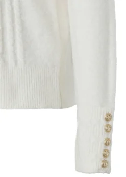 Harlow Roll Neck Knit (Ecru)